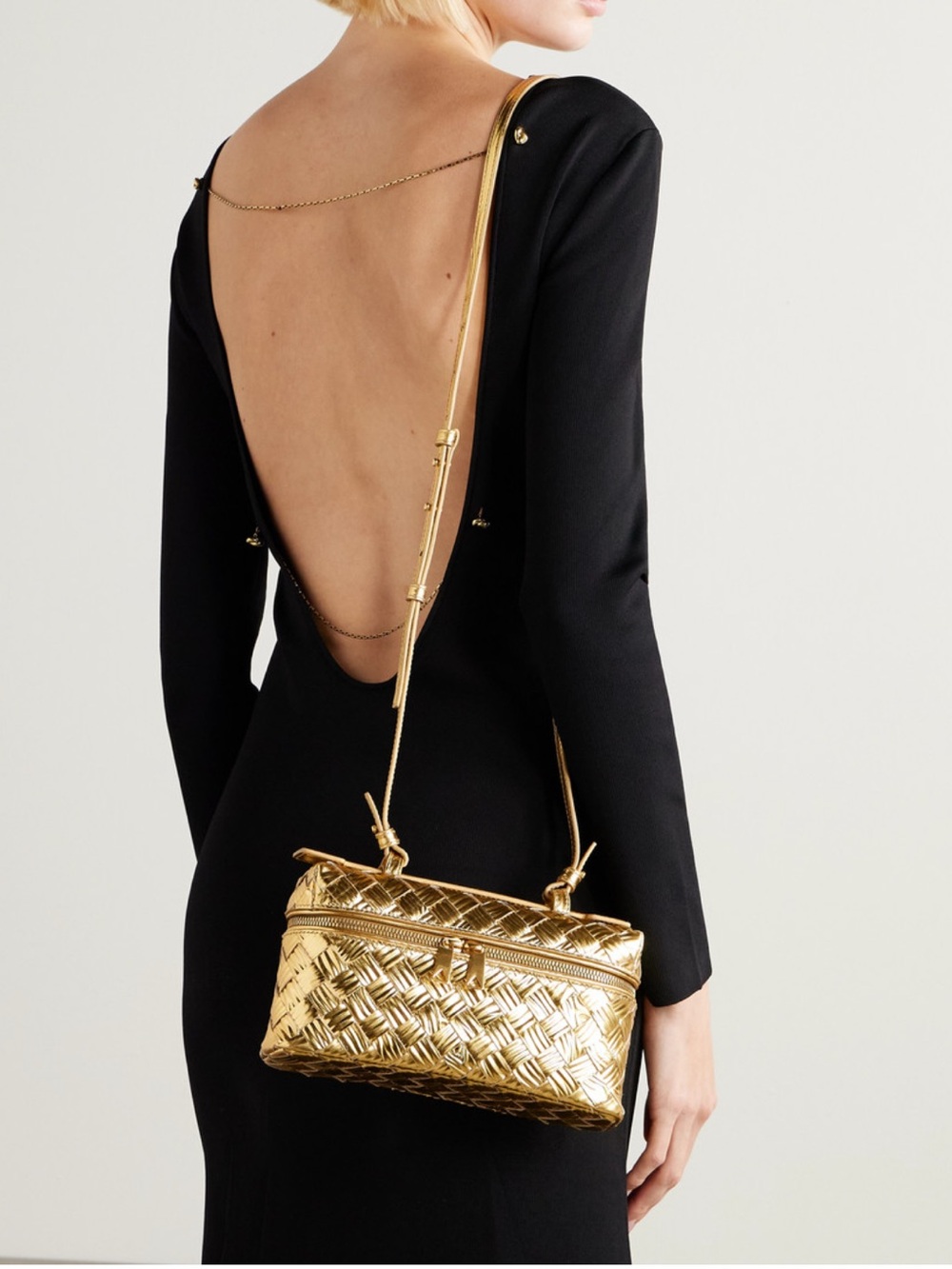 BOTTEGA VENETA Bang Bang Intrecciato leather vanity shoulder bag - Picture 2 of 5